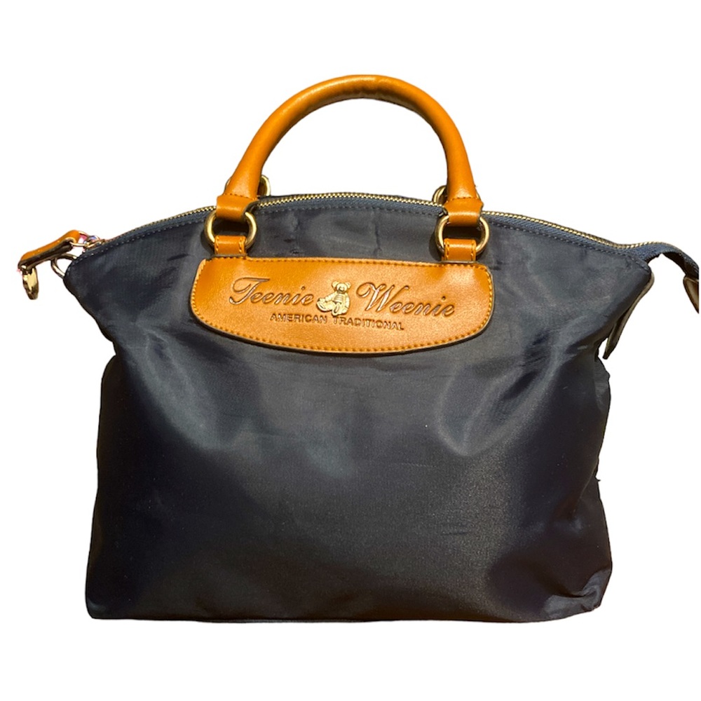 Teenie Weenie Dk Blue /Brown Bag Purse tote